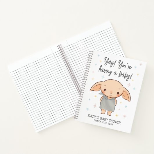 Carnet Simple Harry Potter - Baby shower Dobby (Intérieur)