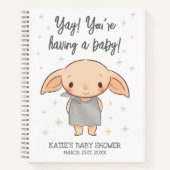Carnet Simple Harry Potter - Baby shower Dobby (Devant)
