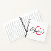 Carnet Simple Joyeuse fête des mères | Ordinateur portabl (Intérieur)