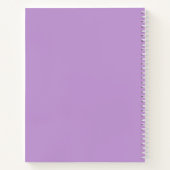 Carnet Simple Lavender Nom de famille Lecture-Aloud Journ (Dos)