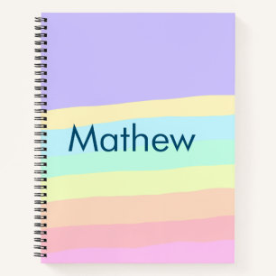 Carnet simple lettre initiale monogramme ajouter votre no
