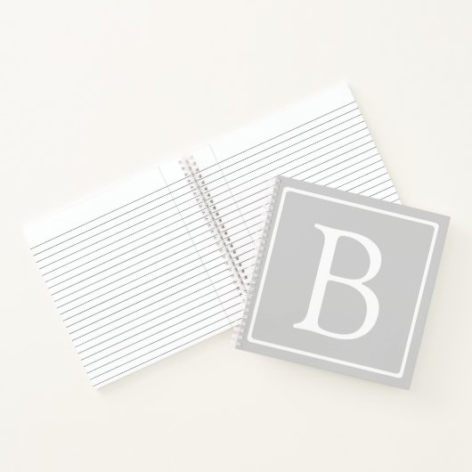 Carnet Simple Light Grey monogram (Intérieur)