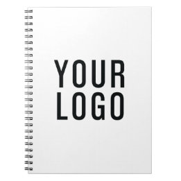Carnet Simple logo entreprise promotionnel blanc