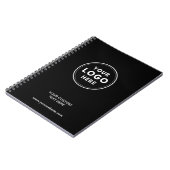 Carnet Simple Logo Noir Professionnel (Côté gauche)