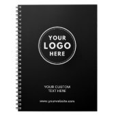 Carnet Simple Logo Noir Professionnel (Devant)