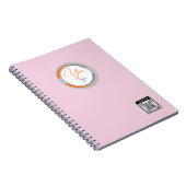 Carnet Simple Logo QR Code Business Pink (Côté Droit)