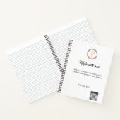 Carnet Simple Logo QR Code Business white (Intérieur)