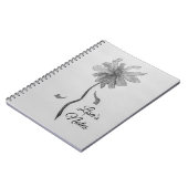 Carnet Simple marguerite (Côté gauche)