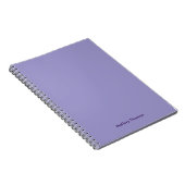 Carnet Simple Mignon Esthétique Coloré Gras Violet (Côté Droit)