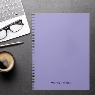 Carnet Simple Mignon Esthétique Coloré Gras Violet