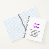 Carnet simple minimal add your logo/design here text pos (Intérieur)