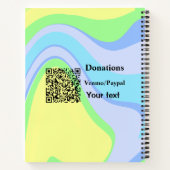 Carnet Simple minimum ajouter des dons de code-barres ven (Dos)