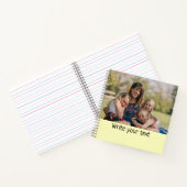 Carnet simple minimum ajouter votre texte photo noël (Intérieur)