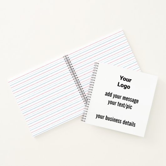Carnet simple minimum ajouter votre texte photo noël n (Intérieur)