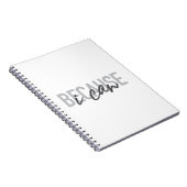 Carnet Simple, modern, cool, urban design Because I can (Côté Droit)