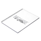 Carnet Simple, modern, cool, urban design Because I can (Côté gauche)