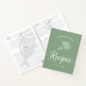 Carnet Simple Modern Recipe Book (Intérieur)