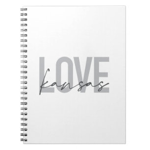 Carnet Simple, modern, urban, cool design of Love Kansas