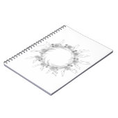CARNET SIMPLE MODERNE MODERNE MONOGRAM ÉLÉGANT CHIC STYLE (Côté gauche)