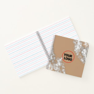 CARNET SIMPLE MODERNE MODERNE MONOGRAM ÉLÉGANT CHIC STYLE