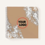 CARNET SIMPLE MODERNE MODERNE MONOGRAM ÉLÉGANT CHIC STYLE (Devant)