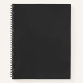 CARNET SIMPLE MODERNE MODERNE MONOGRAM ÉLÉGANT CHIC STYLE (Devant)