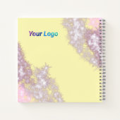 CARNET SIMPLE MODERNE MODERNE MONOGRAM ÉLÉGANT CHIC STYLE (Dos)