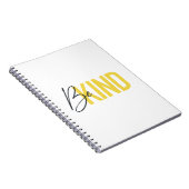 Carnet Simple, moderne, urbain cool design dynamique Be K (Côté Droit)