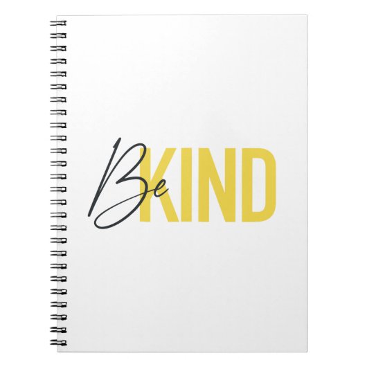Carnet Simple, moderne, urbain cool design dynamique Be K (Devant)