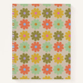 Carnet Simple Pastel Vintage Flower Pattern (Devant)