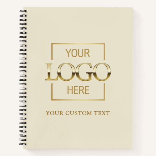 Carnet Simple Personalized Business Logo Promotional  (Devant)