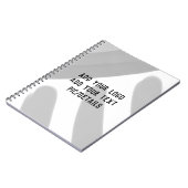 Carnet simple personnalisé ajoutez votre logo adresse sit (Côté gauche)