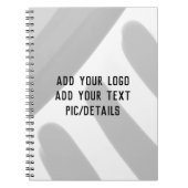 Carnet simple personnalisé ajoutez votre logo adresse sit (Devant)