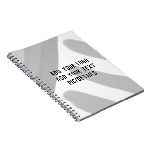 Carnet simple personnalisé minimal ajoutez votre logo adr