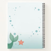 Carnet Simple petite sirène mignonne (Dos)