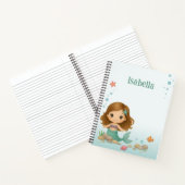 Carnet Simple petite sirène mignonne (Intérieur)