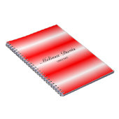 Carnet Simple rouge brillant (Côté Droit)