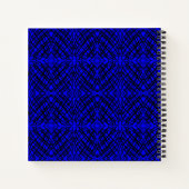 Carnet Simple Scribble | Carreaux miroir | Bleu | (Dos)