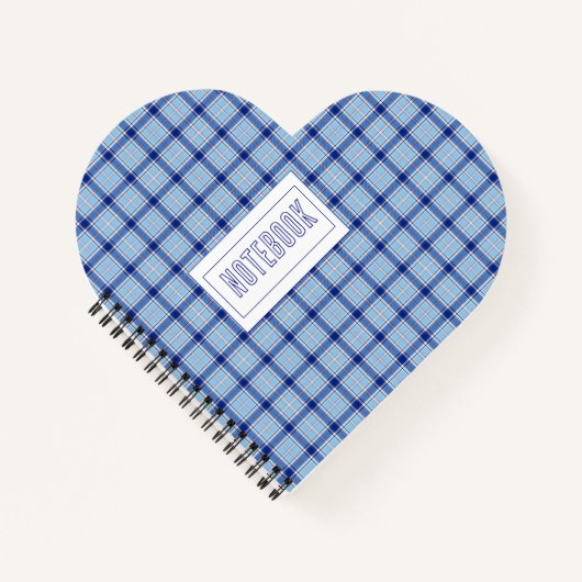 Carnet Simple Style Chake Rustique Bleu (Devant)