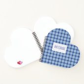 Carnet Simple Style Chake Rustique Bleu (Intérieur)