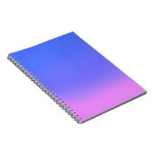 Carnet Simple Sunset Ombre Effet rose et bleu (Côté Droit)