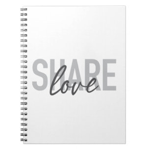 Carnet Simple, urban, trendy, modern type Share Love