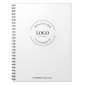 Carnet Simple votre logo et le site Web Promotion Busines (Devant)