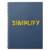 Carnet Simplifier (Devant)