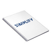 Carnet Simplifier (Côté Droit)