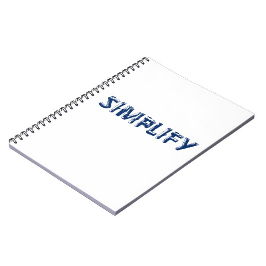 Carnet Simplifier (Côté gauche)