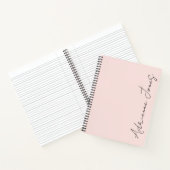 Carnet Simply Your Name Pastel Pink & Black (Intérieur)