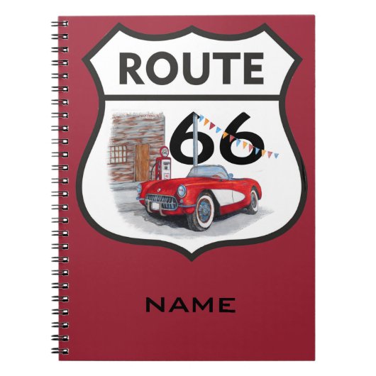 Carnet Sing route 66 gifts (Devant)