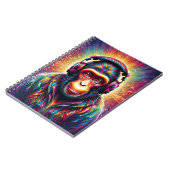 Carnet Singe avec casque audio (Côté gauche)