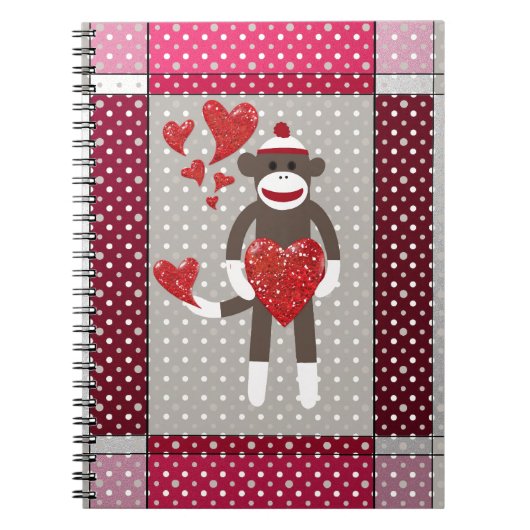 Carnet Singe dans l'amour (Devant)